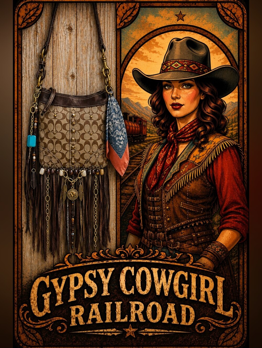 Gypsy Cowgirl Railroad A BOHO WESTERN TRAIN